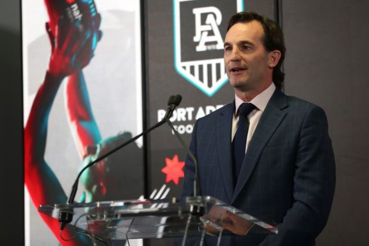 Andrew Dillon Addresses The Media After His Appointment As The New CEO Of The AFL