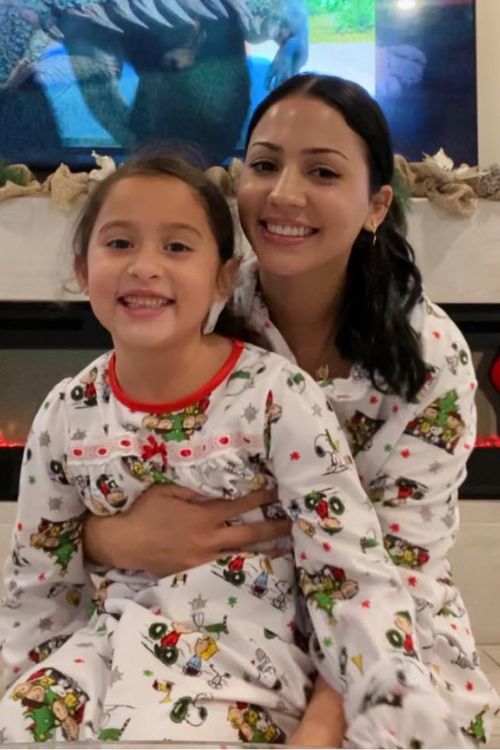 Angelica Romero Pictured With Her Daughter Celebrating Christmas In 2021