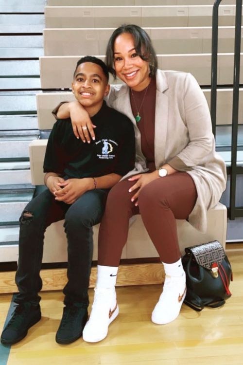 Brittney Pham Pictured With Her Son, Clayton At His School In 2021