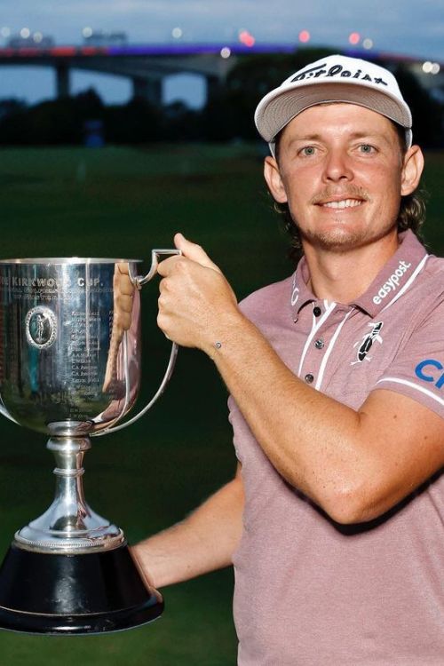 Cameron Smith Pictured With The Fortinet Australian PGA Championship Trophy In 2022