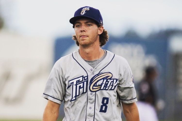 Cole Bellinger Pictured In Action For Tri City Dust Devils In 2018
