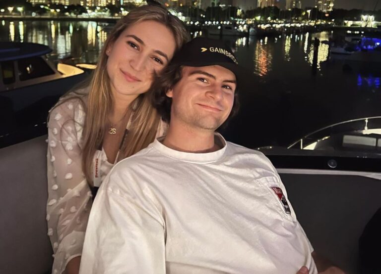 Colton Herta Pictured With His Girlfriend Riley Flynn On A Date Night In St. Petersburg, Florida In 2023