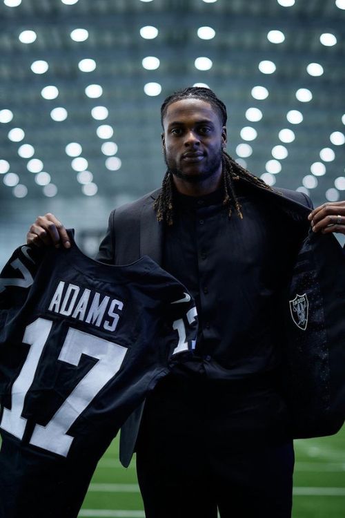 Davante Adams Is Unveiled As A Raiders' Player For The First Time Last Year In March 2022