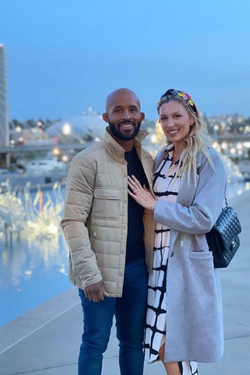 Demetrious Shares A Picture Of Him With Wife Destiny As They Enjoy A Date Night