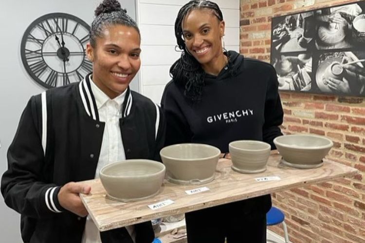 DeWanna And Alyssa Enjoyed One Of Their First Date In Pottery Class In 2021