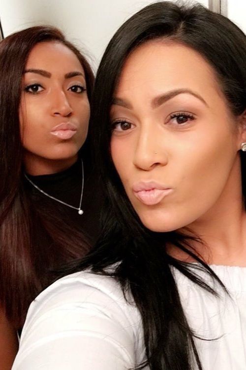 Nicole Springer (Front) Clicks A Selfie With Her Younger Sister 