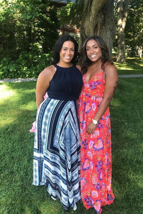 George Springer's Two Sisters, Nicole(Left), And Lena Strike A Pose