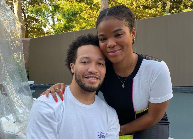 Jalen Brunson Pictured With His Sister Erica Brunson In 2021