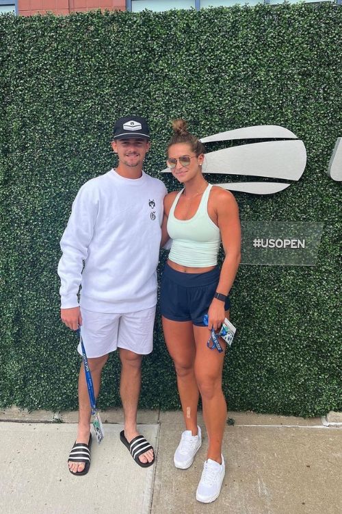 JJ And Danielle Pictured At The US Open Competition In 2022