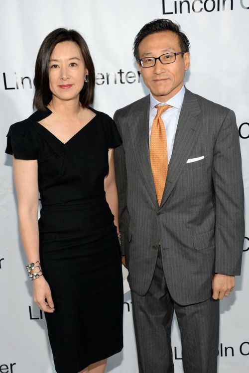 Joe Tsai Pictured With His Wife Clara Wu During An Event In 2021