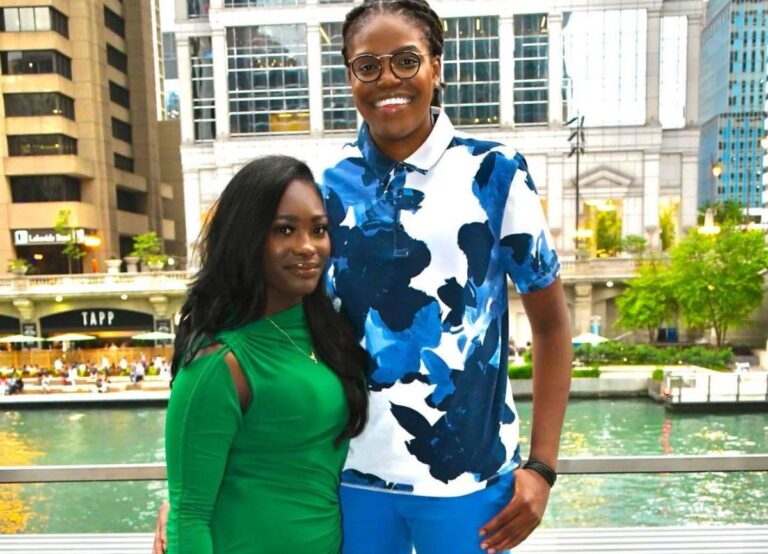 Jonquel Jones Pictured With Fiance, Nesha In July 2022