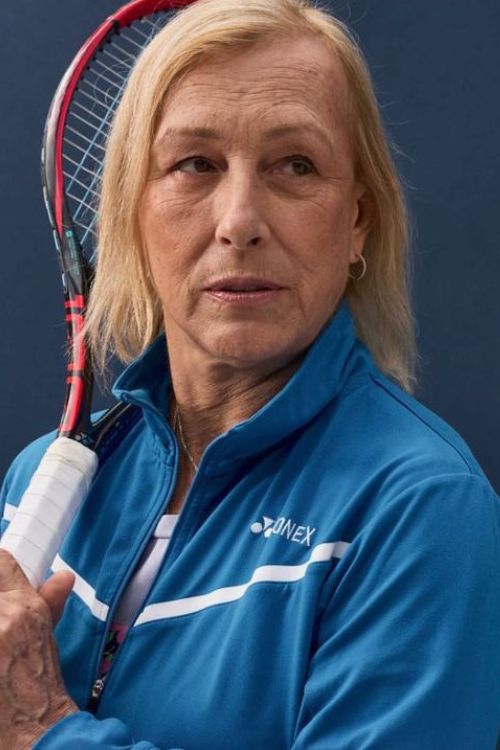 Martina Navratilova Pictured In June 2022 For The Advertisement Of The Streaming Platform Top Court