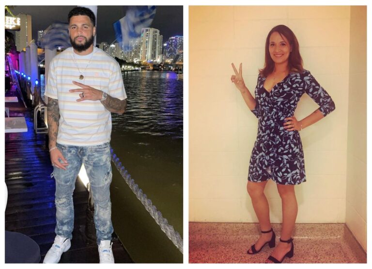 Mike Evans And His Sister Kia L. Evans Side By Side