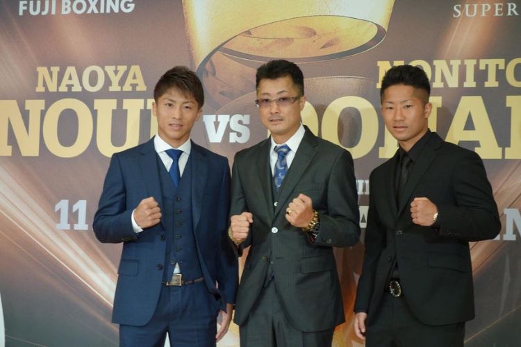 Naoya Inoue Pictured With His Father Shingo And Brother Takuma In 2019