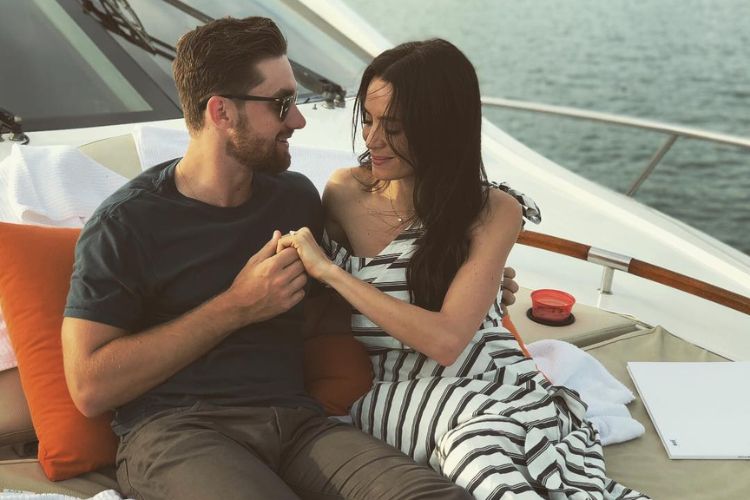 Patrick Shared The Photo Of The Couple Right After His Proposal In 2017 During A Yacht Trip In Florida