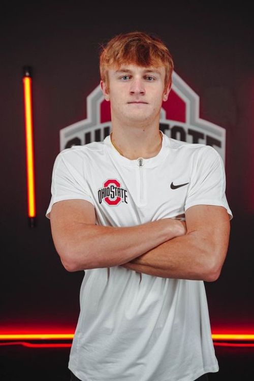 Peyton Stearns Brother Preston Stearns Pictured As A Ohio State Tennis Player In 2023