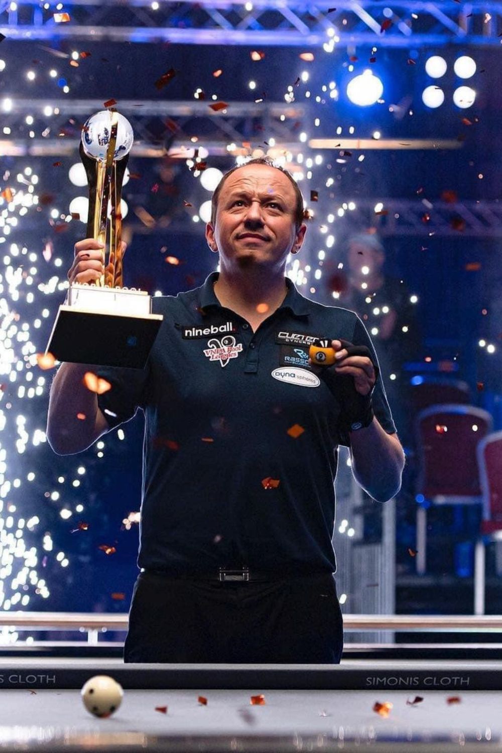 Shane Van Boening With 2022 WPA World Nine-Ball Championship