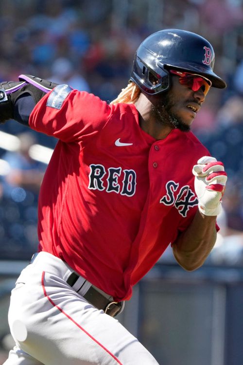 Raimel Dashes To The Base As He Plays One Of His First Games For The Red Sox 