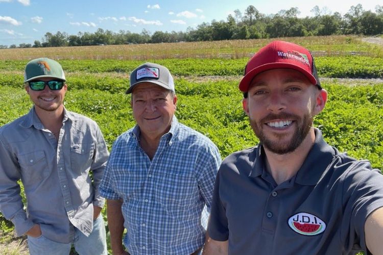 Ross Chastain Pictured With His Family In Front Of Their Watermelon Farm In Florida 