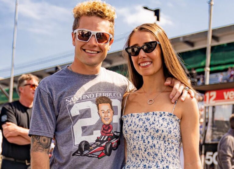 Santino Ferrucci Pictured With His Girlfriend During An Event In Dallas, Texas