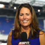 A retired American soccer midfielder, Julie Foudy As A Commentator For ESPN’s Women’s Soccer Broadcasts