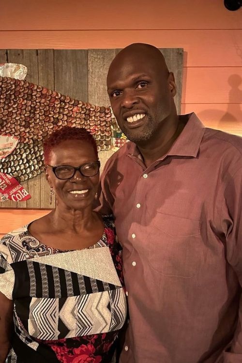 Adonal Foyle With His Mother