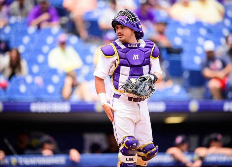 Alex Milazzo, A Collegiate Baseball Catcher At LSU Tigers