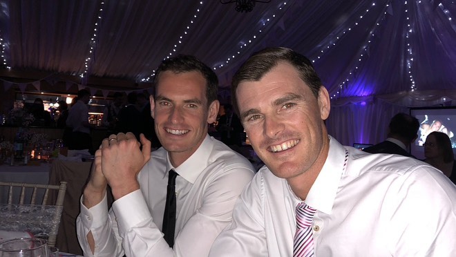 Andy Murray With His Brother Jamie Murray