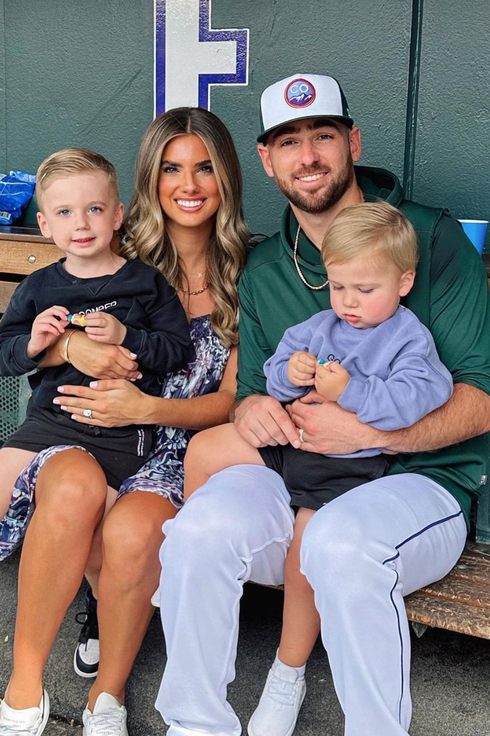 Rockies pitcher Austin Gomber's wife Rachel Gomber once bravely