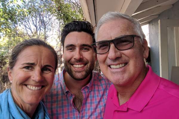 Brandi Chastain With His Husband And Stepson 