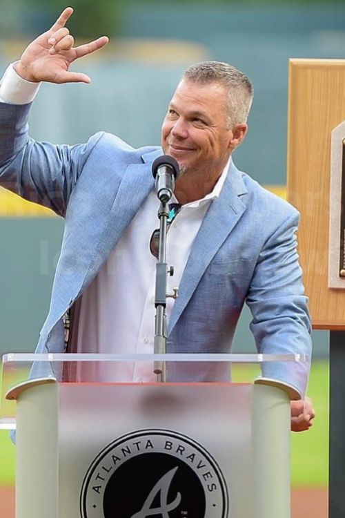 Chipper Jones Getting Inducted In The Hall Of Fame