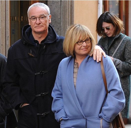 Claudio Raineri With His Wife Rosanna Ranieri