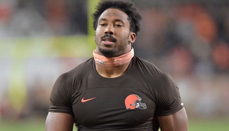 Cleveland Browns Player Myles Garrett