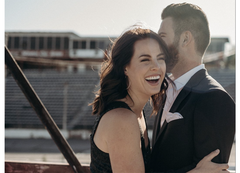 Corey LaJoie With His Wife Kelly