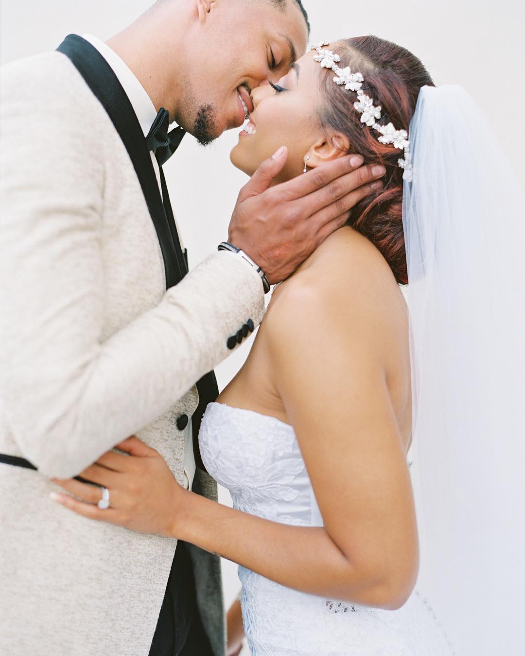 Damion Lee And Sydel Curry At Their Wedding
