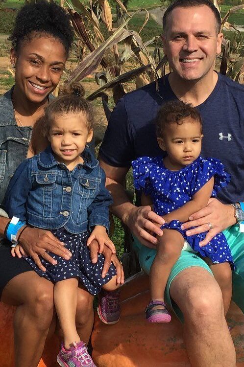 Dominique Dawes And Jeff With Their Two Older Kids (Source: Pinterest)