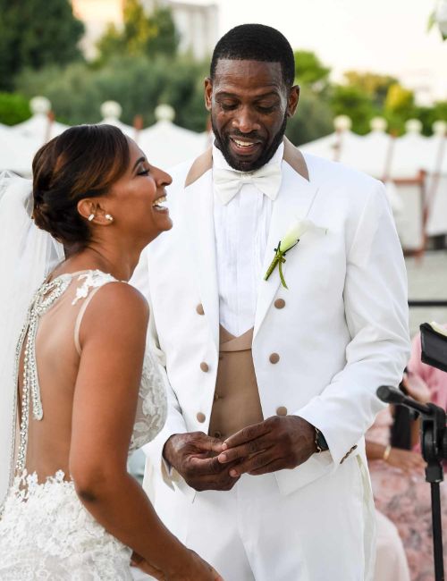 Dwyane Wade's Father Dwyane Wade Sr. With His Third Wife Daniella Koping