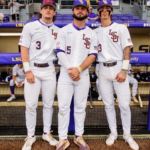 Dylan Crews with Drew Bianco and Jordan Thompson
