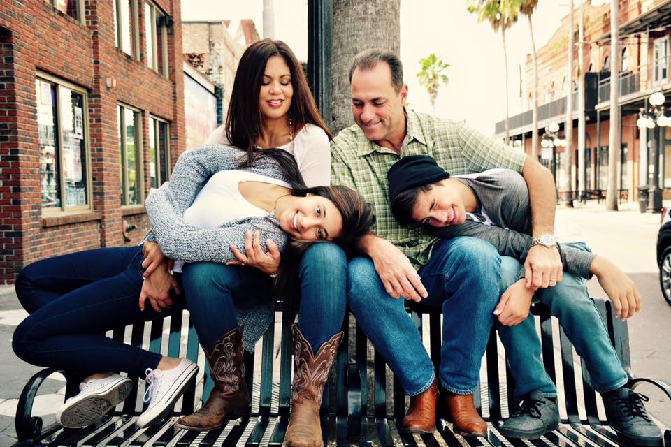 Jac Family, Left Johanne Caglianone (Mother), Right Jeff (Father) & Kids