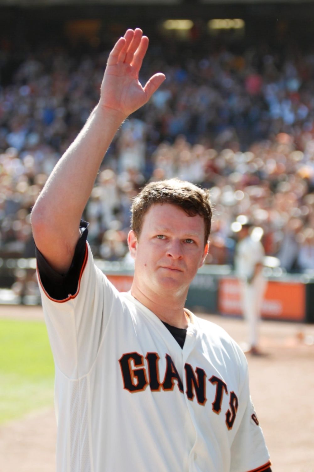 SFGATE - Giants pitcher Matt Cain, wife Chelsea and daughter