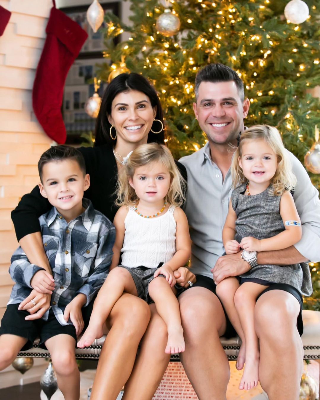 Gary Woodland With His Wife And Kids