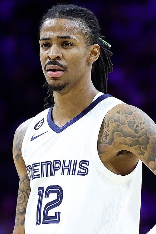 Ja Morant With The Memphis Grizzlies In The NBA