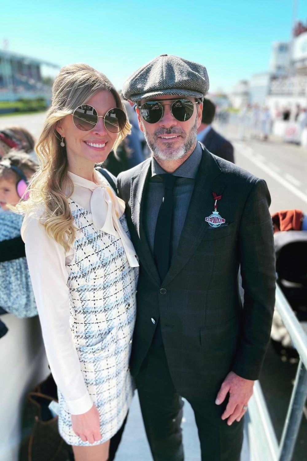 Jimmie Johnson With His Wife Chandra Johnson