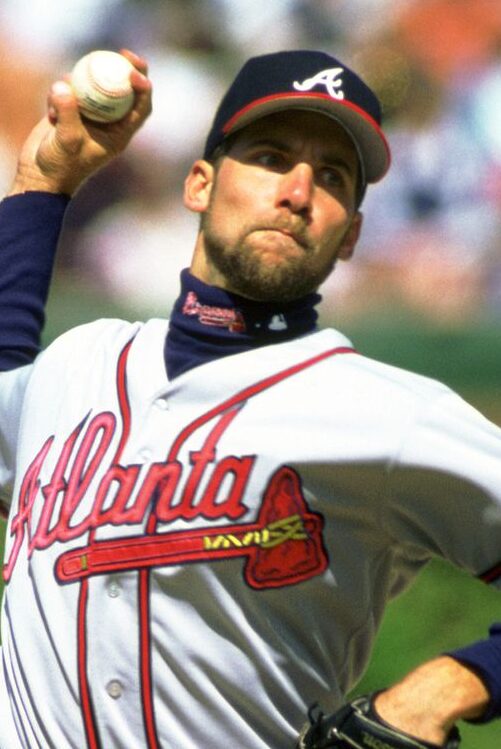 John Smoltz In the Atlanta Braves Jersey (Source: Battery Power)