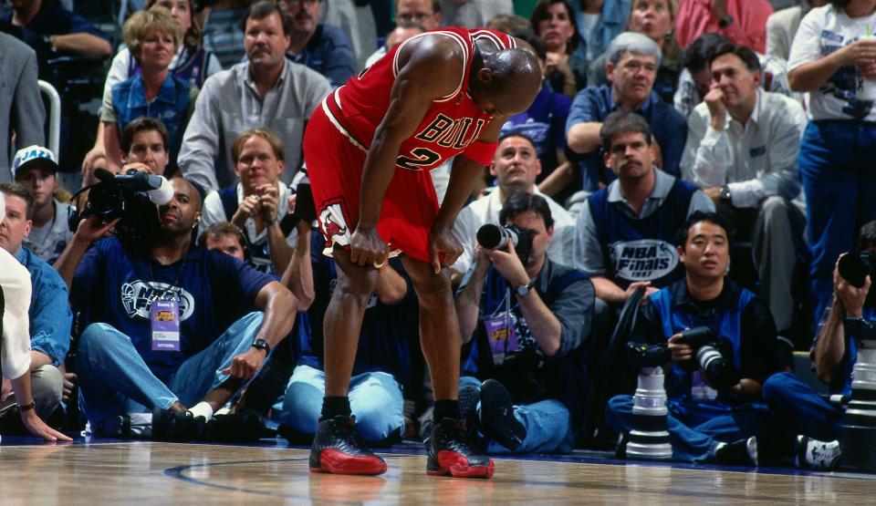 MJ During Flu Game 