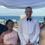 MLB Player Carlos Correa With His Family