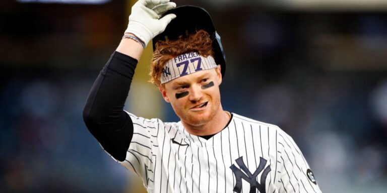 MLB Player Clint Frazier Playing For The Yankees