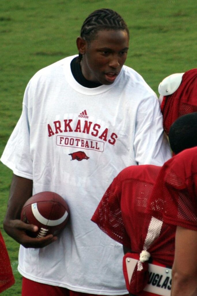 Marcus Monk During Practice 