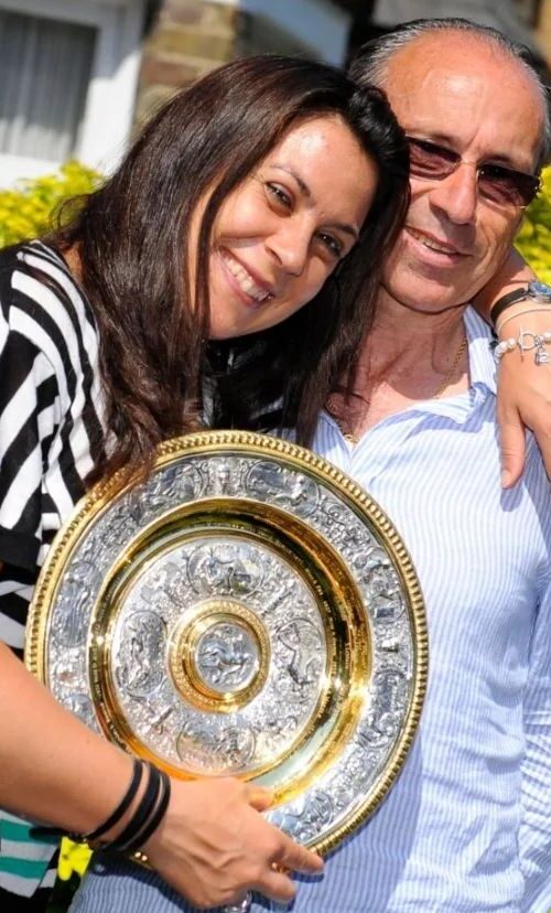 Marion Bartoli with her dad Walter (Source: Instagram)