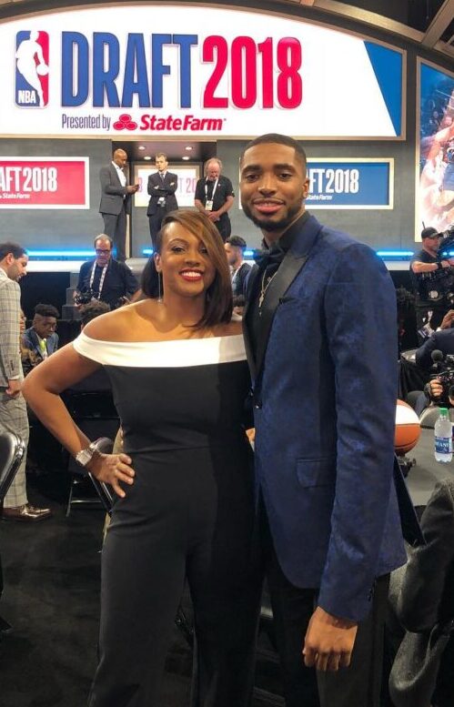 Mikal Bridges With His Mother Tyneeha 